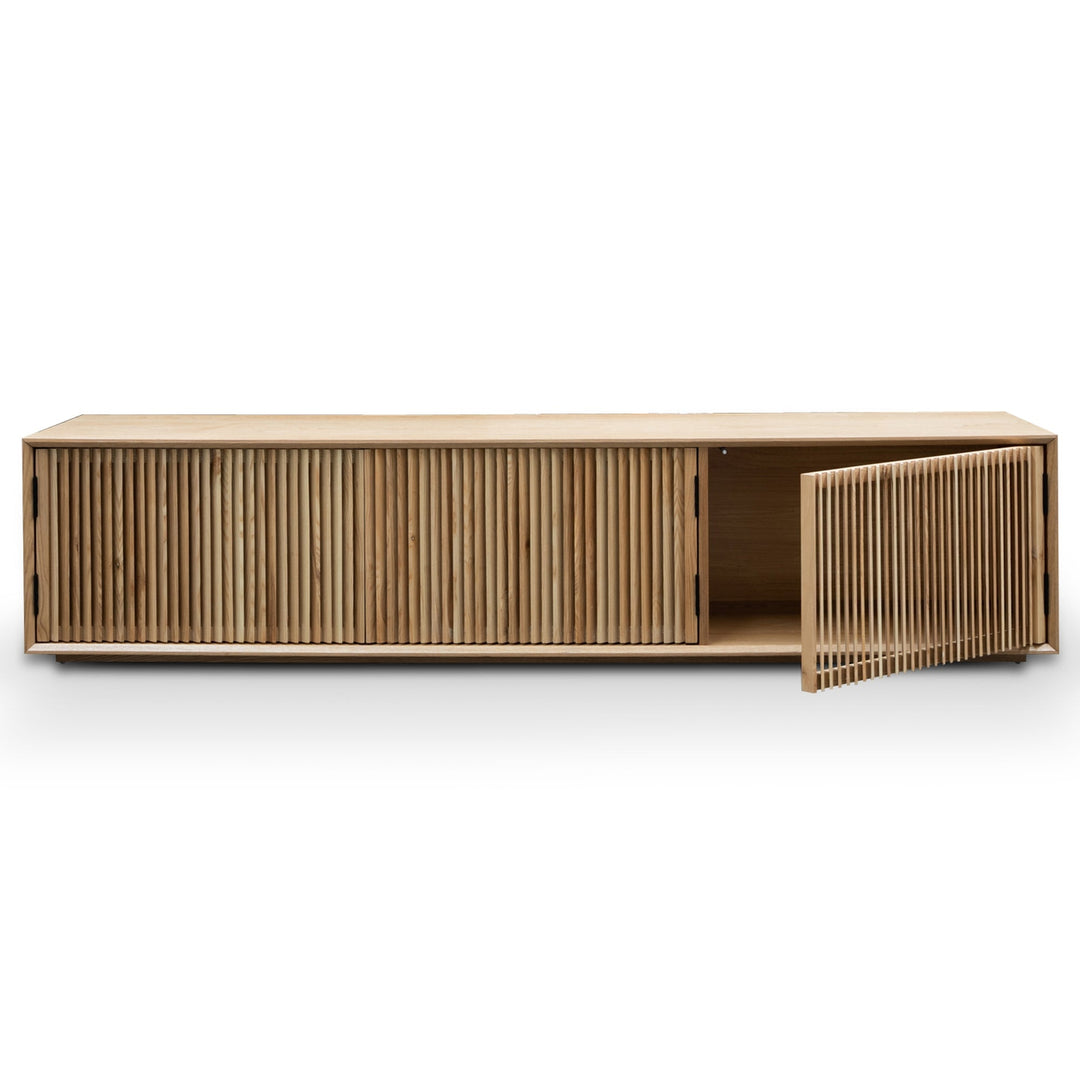 Esther 2m Entertainment TV Unit - Natural Ash Veneer