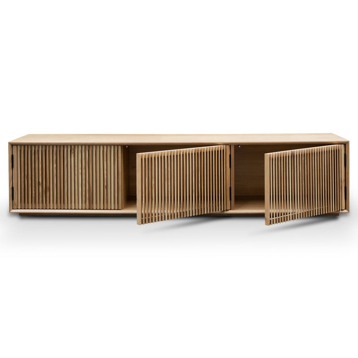 Esther 2m Entertainment TV Unit - Natural Ash Veneer