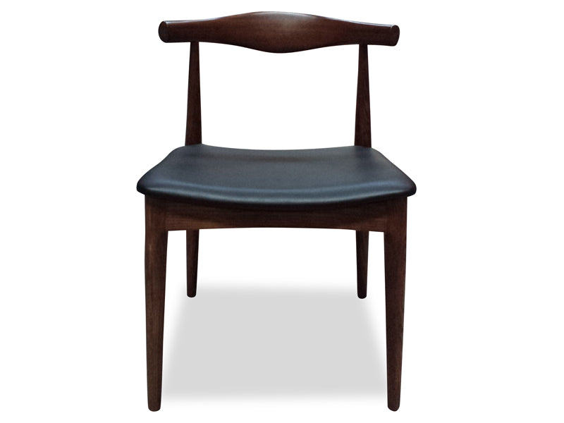 Folkestone Elbow Dining Chair - Dark Brown (Set of 2)