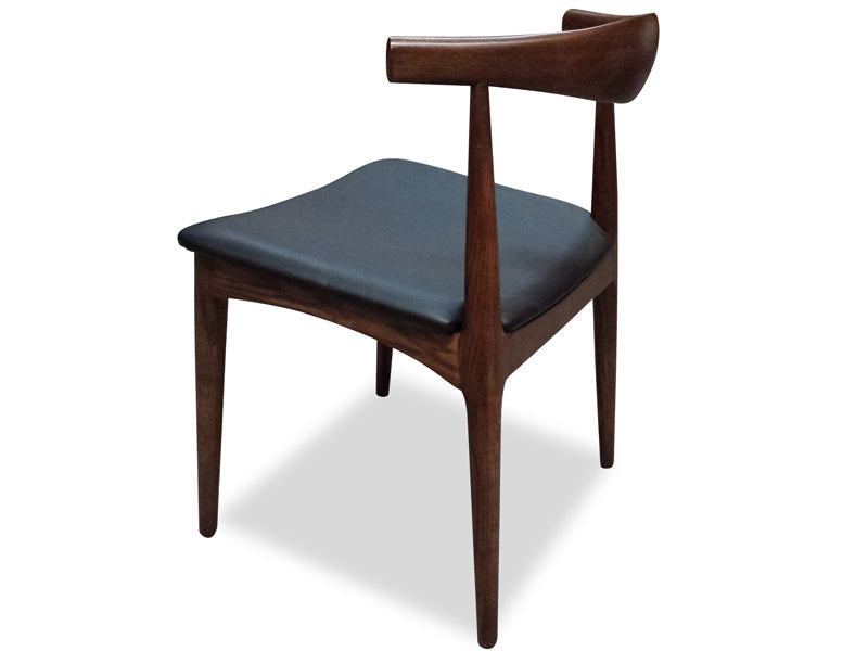 Folkestone Elbow Dining Chair - Dark Brown (Set of 2)