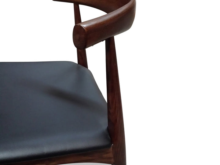 Folkestone Elbow Dining Chair - Dark Brown (Set of 2)