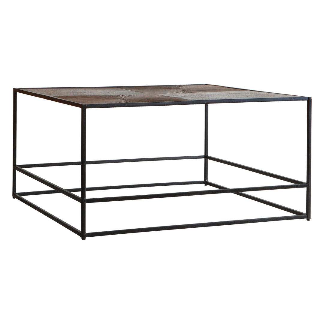 Forma Metal Coffee Table Antique Copper