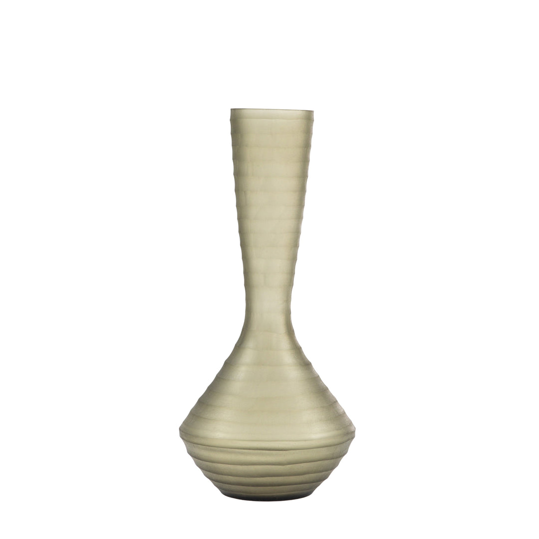 Karetu Vase Dusty Light Brown 190x190x390mm