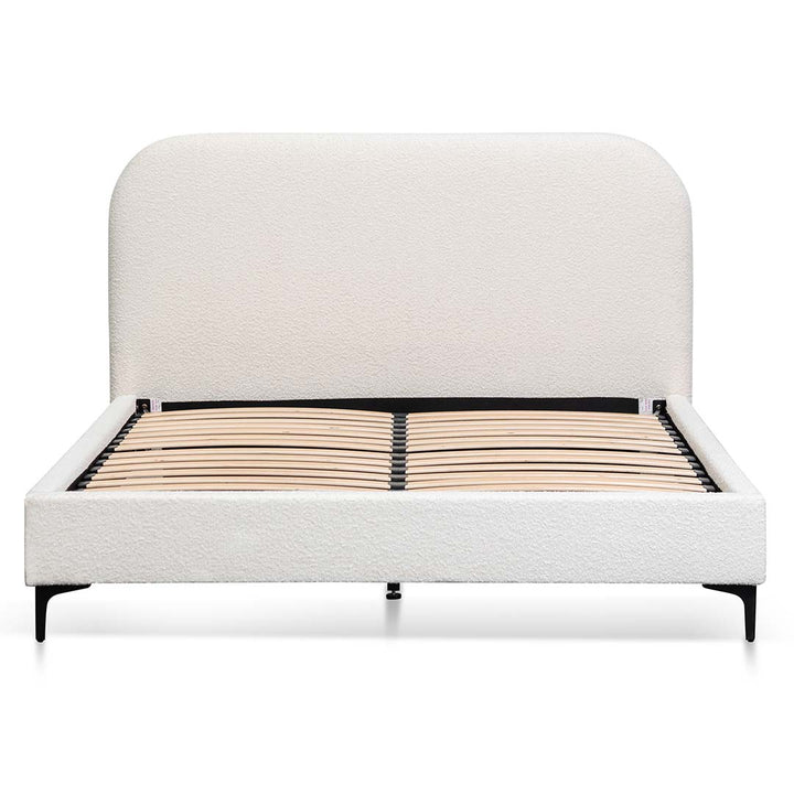 Sittingbourne King Bed Frame - Cream White