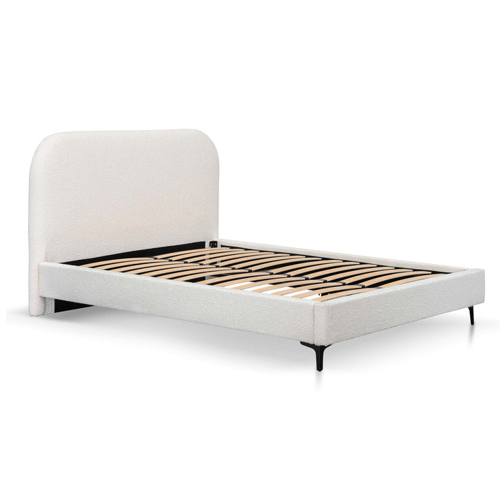 Sittingbourne King Bed Frame - Cream White