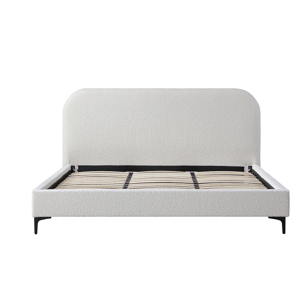 Sittingbourne Queen Bed Frame - Cream White