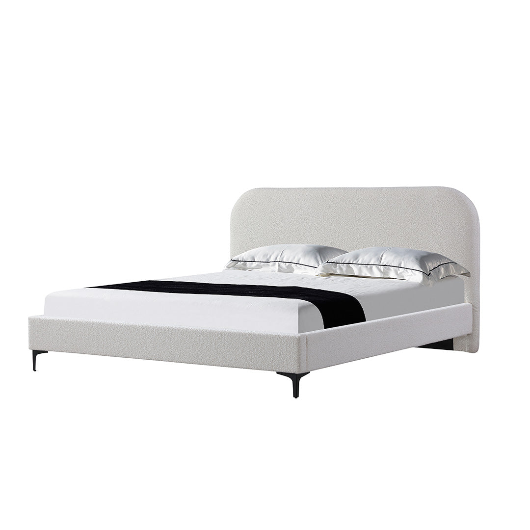 Sittingbourne Queen Bed Frame - Cream White