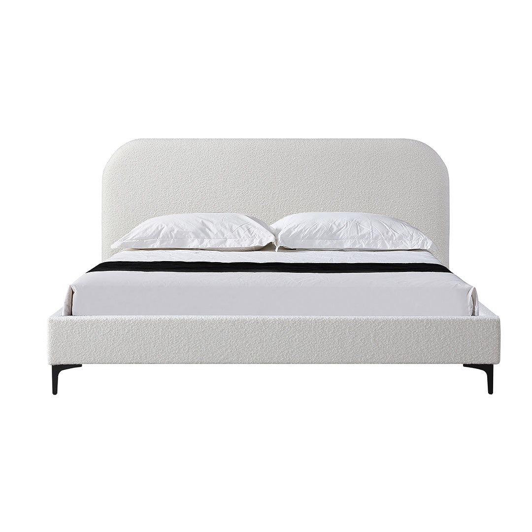 Sittingbourne Queen Bed Frame - Cream White