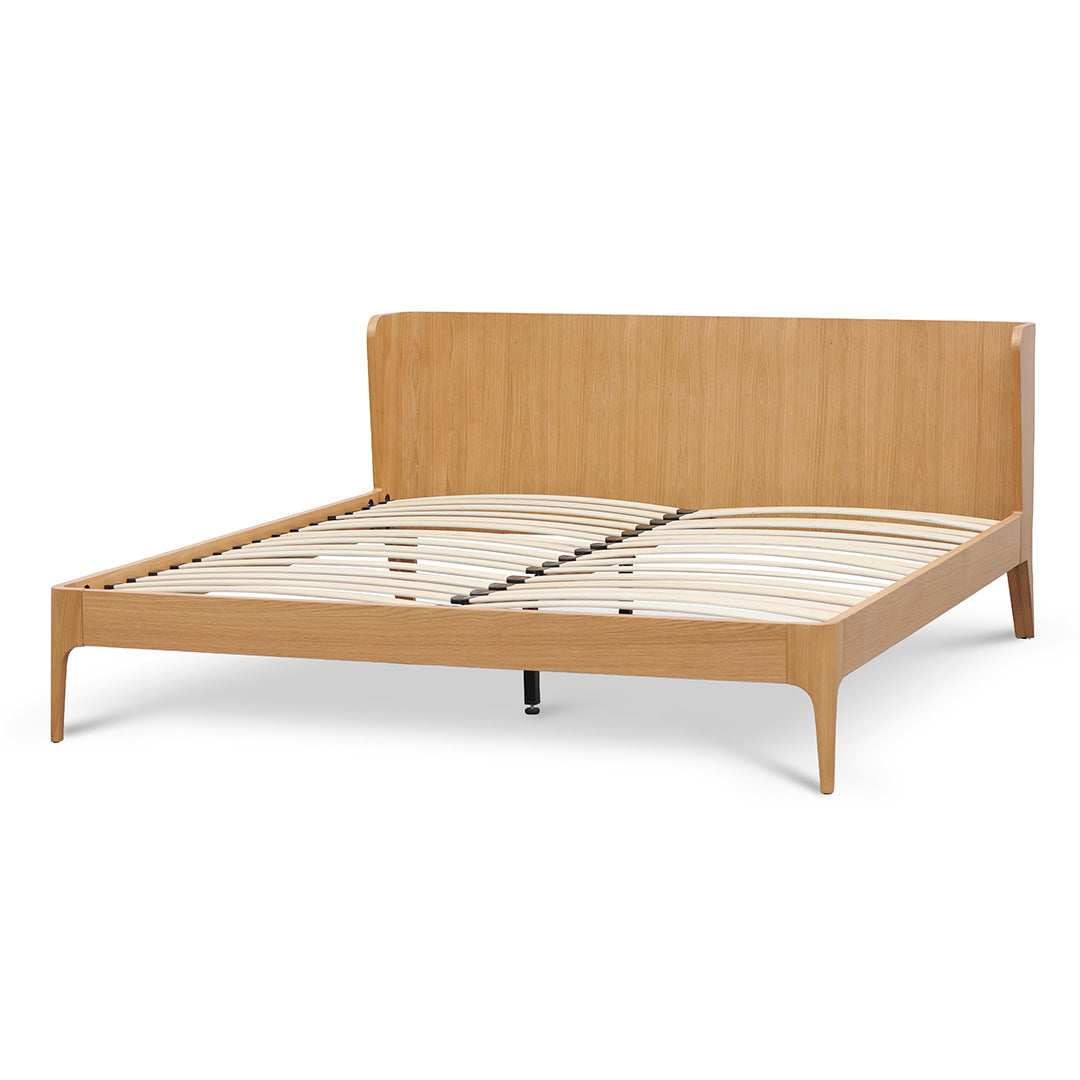 Oxford King Bed Frame - Natural Oak