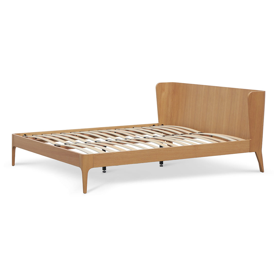 Oxford King Bed Frame - Natural Oak