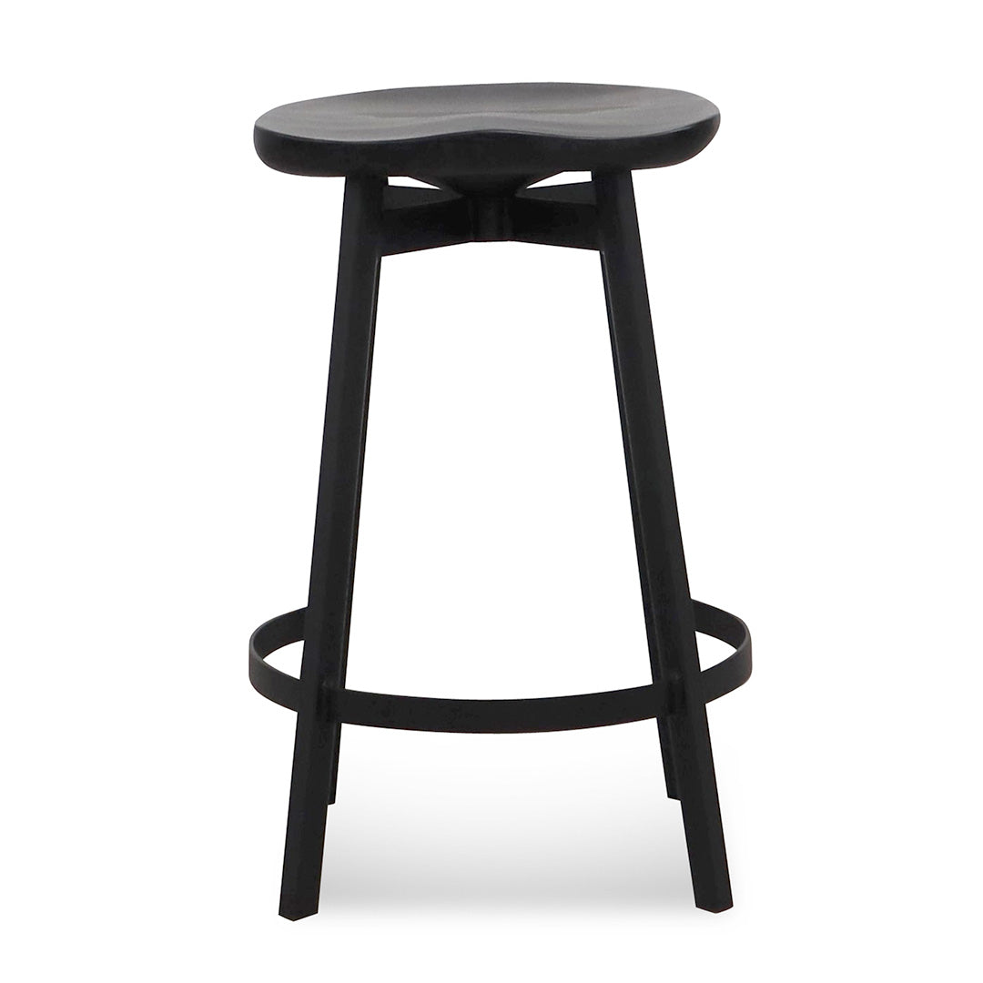 Shelton 65cm Bar Stool - Black