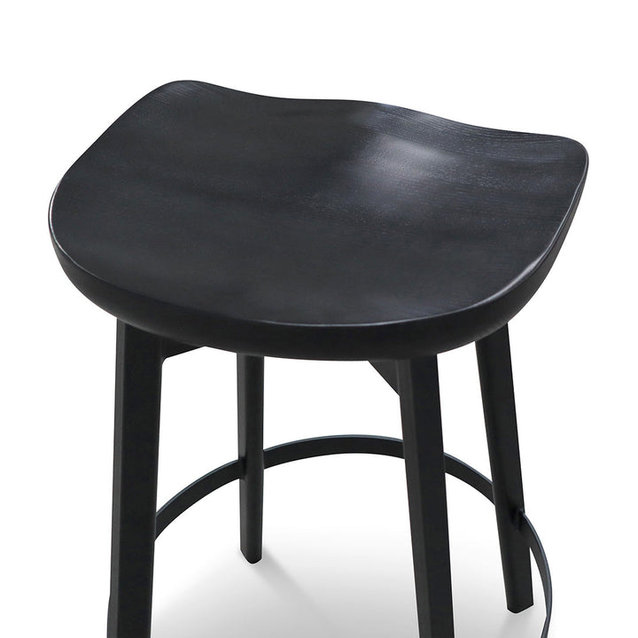 Shelton 65cm Bar Stool - Black