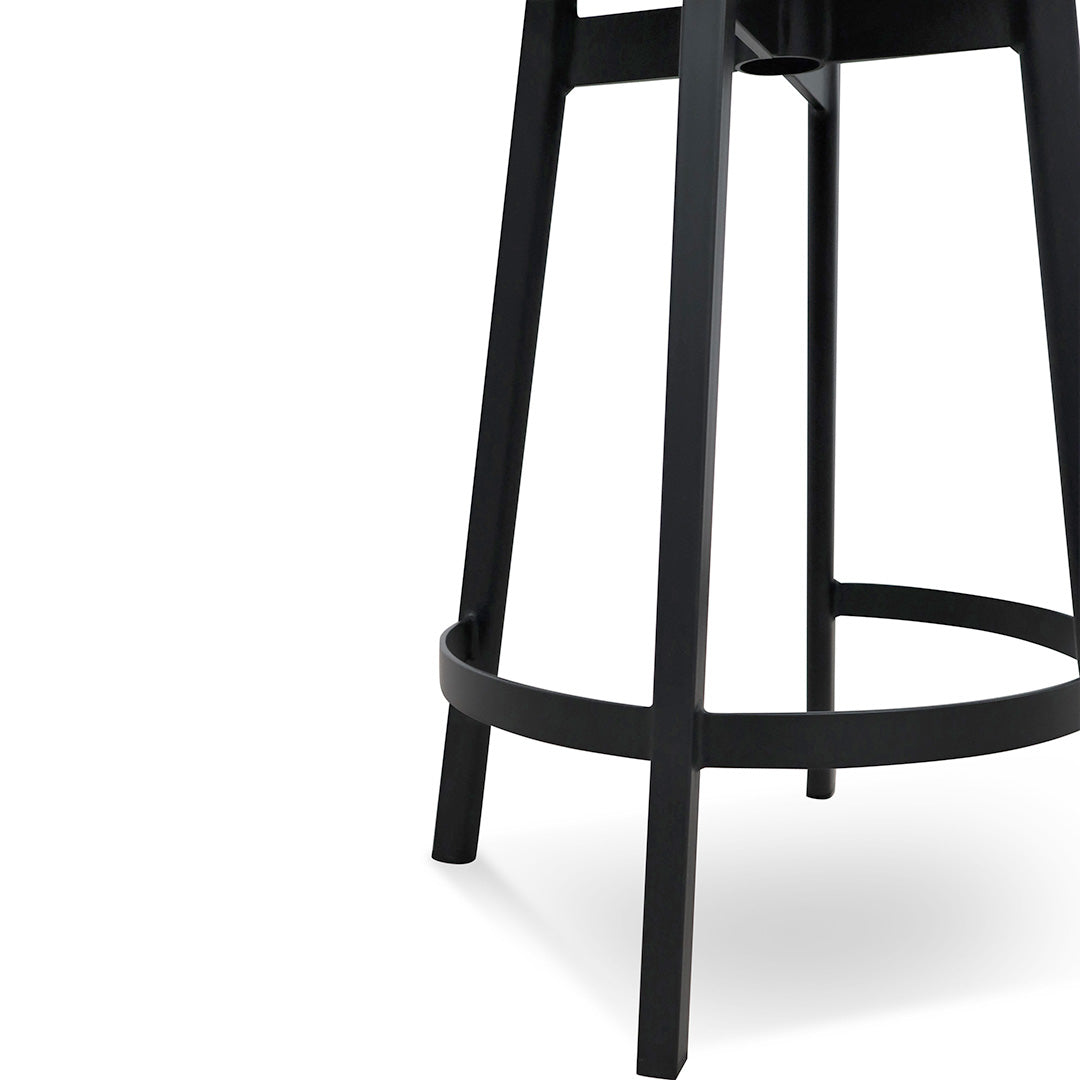 Shelton 65cm Bar Stool - Black