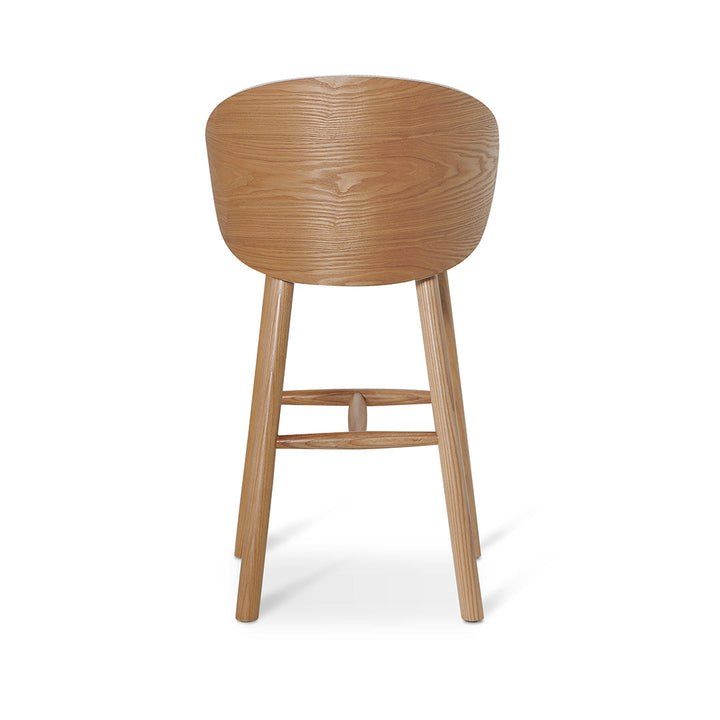 Aubrey 65cm Natural Bar Stool - Beige