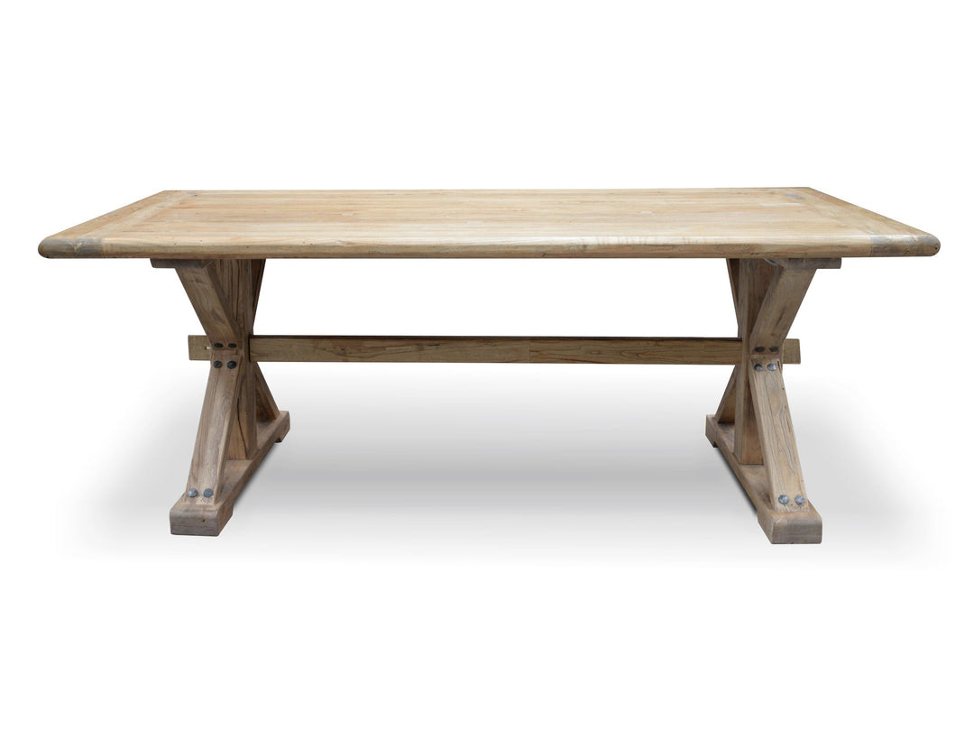 Richmond Dining Table 1.98m - Rustic Natural