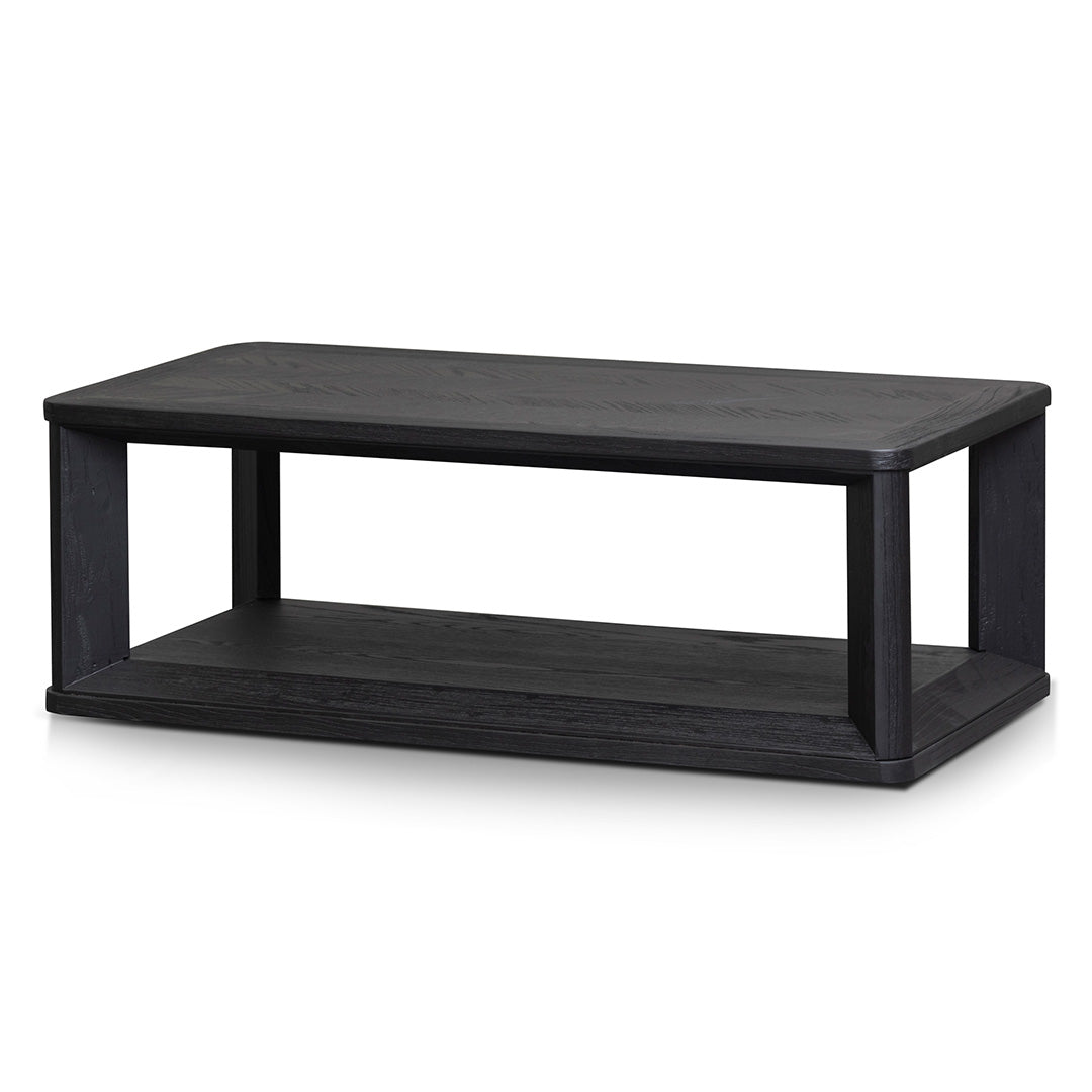 Warren Square Elm Coffee Table - Black