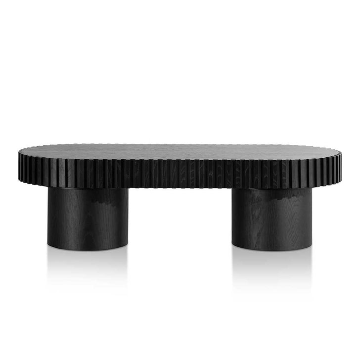 Oxford 1.4m Wooden Coffee Table - Black