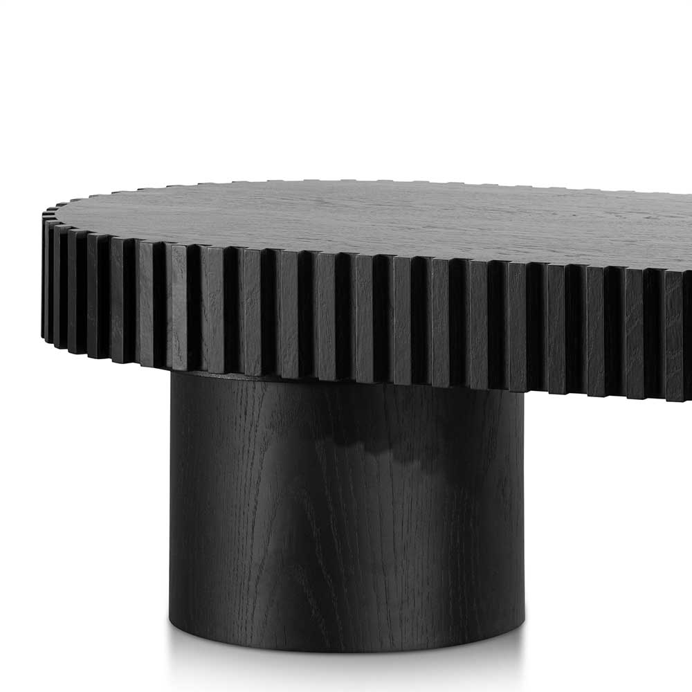 Oxford 1.4m Wooden Coffee Table - Black