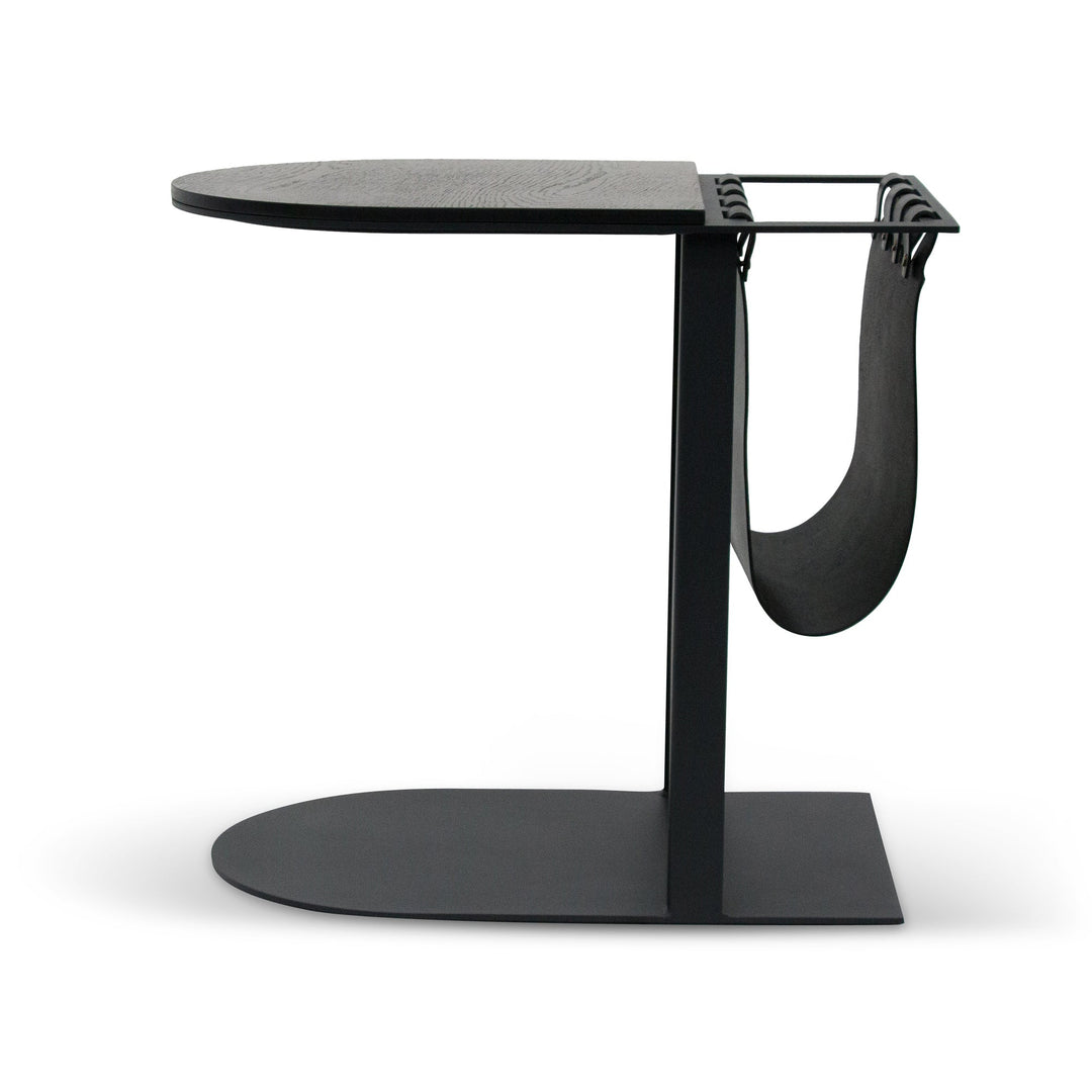 Shelton 55cm Side Table - Full Black