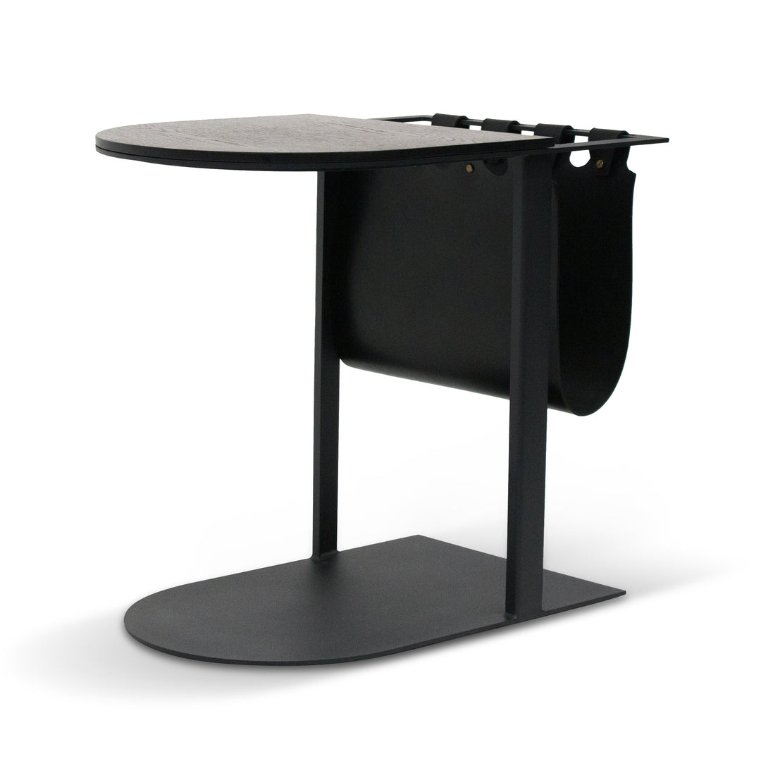 Shelton 55cm Side Table - Full Black