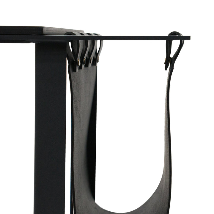 Shelton 55cm Side Table - Full Black