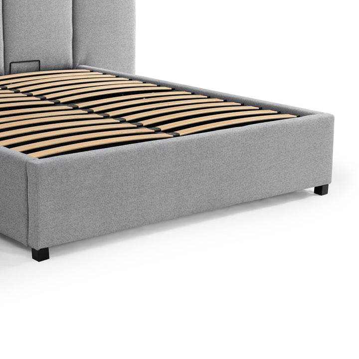 Amelia Queen Size Bed Frame -  Grey