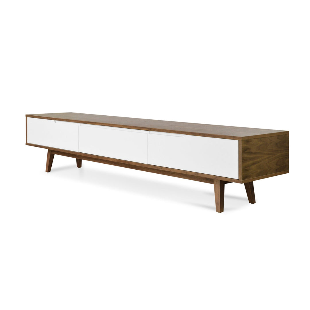 Esther 2.1m Lowline TV Entertainment Unit - Walnut