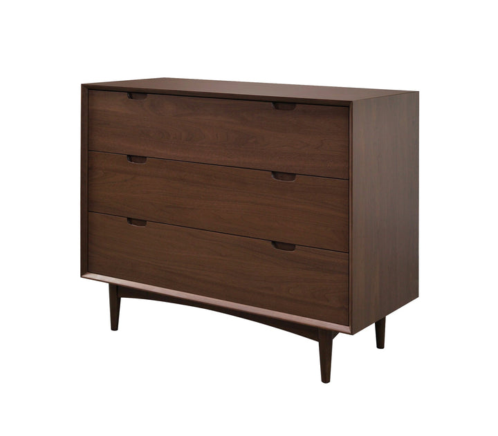 Tunbridge 3 Drawer Chest - Walnut