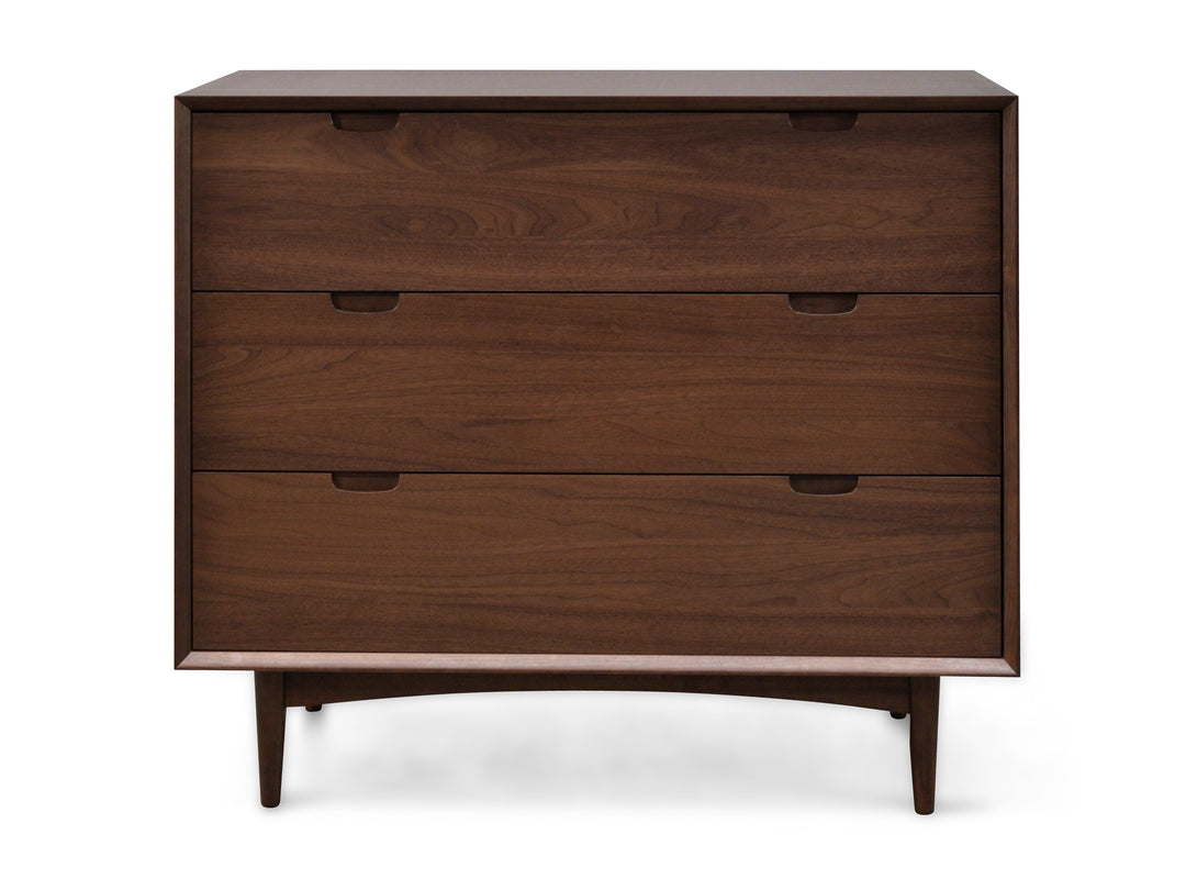 Tunbridge 3 Drawer Chest - Walnut