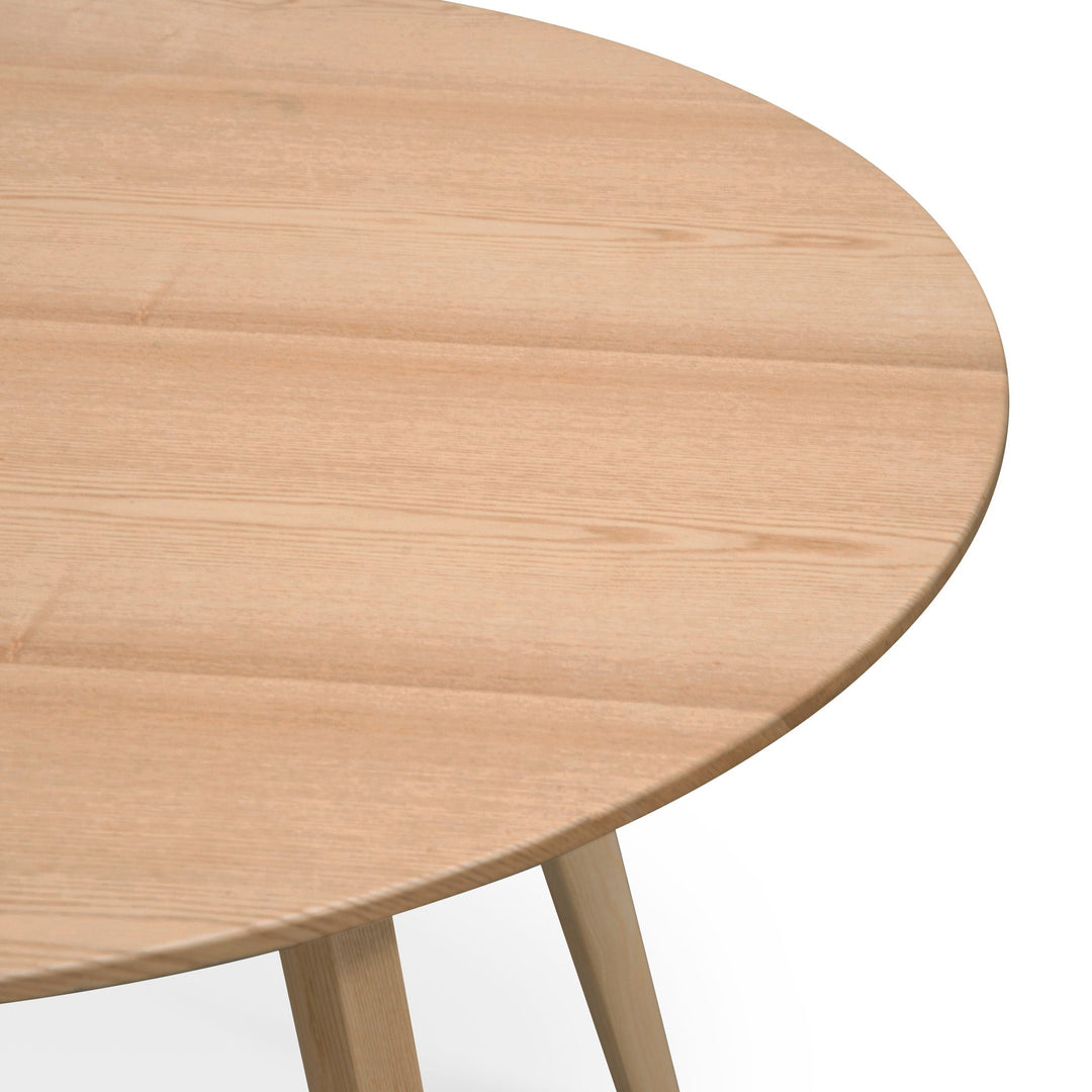 Folkestone 100cm Round Dining Table - Natural