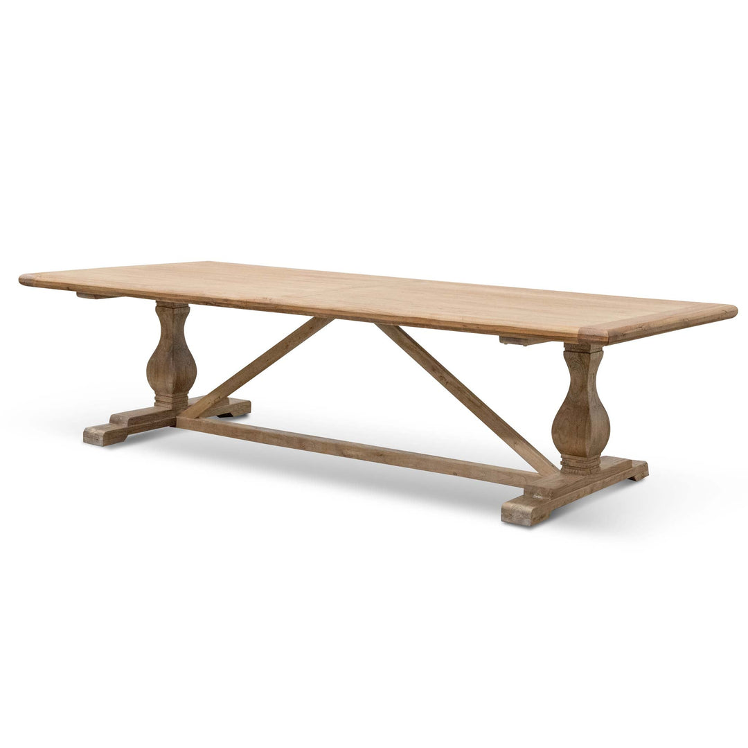 Richmond Dining Table 3m - Rustic Natural - 120cm (W)