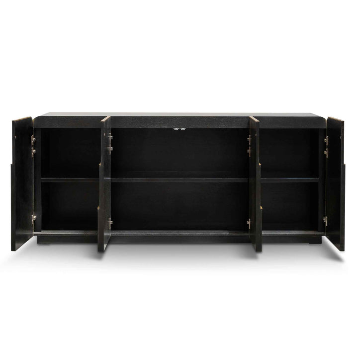 Chatham 2m Buffet Unit - Textured Espresso Black