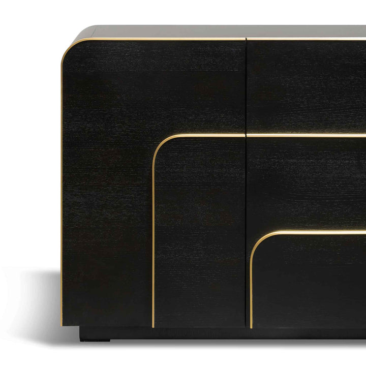 Chatham 2m Buffet Unit - Textured Espresso Black