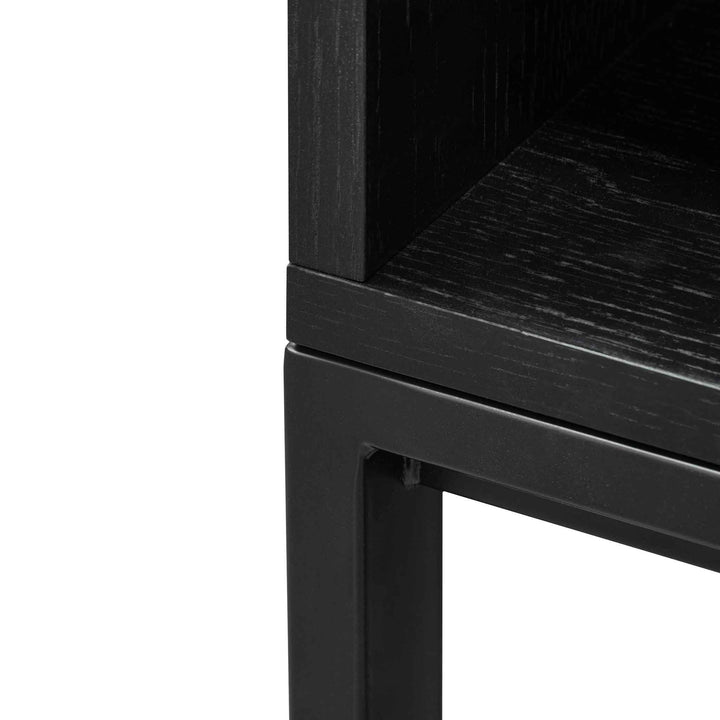 Milford Deakin Wooden Bookcase - Black