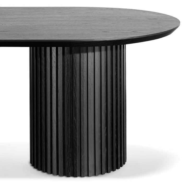 Oxford 2.8m Wooden Dining Table - Black