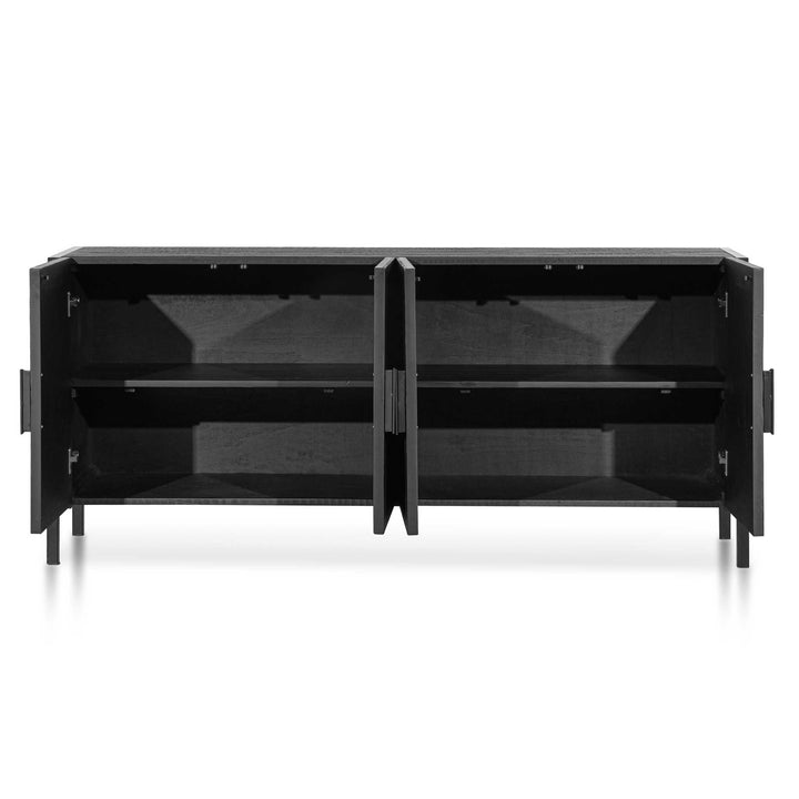 Abbotsford 1.8m Wooden Buffet Unit - Black