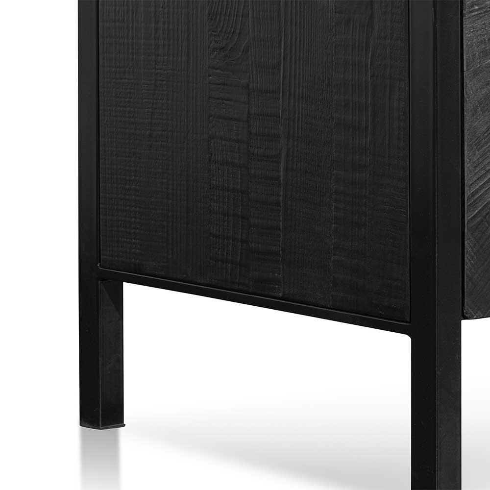 Abbotsford 1.8m Wooden Buffet Unit - Black