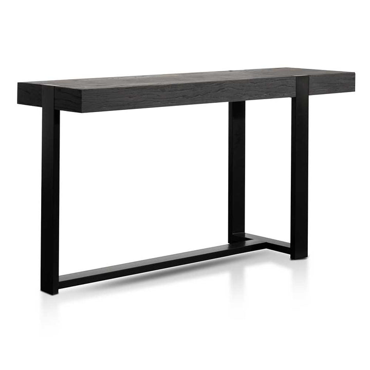 Abbotsford 1.5m Wooden Console Table - Full Black