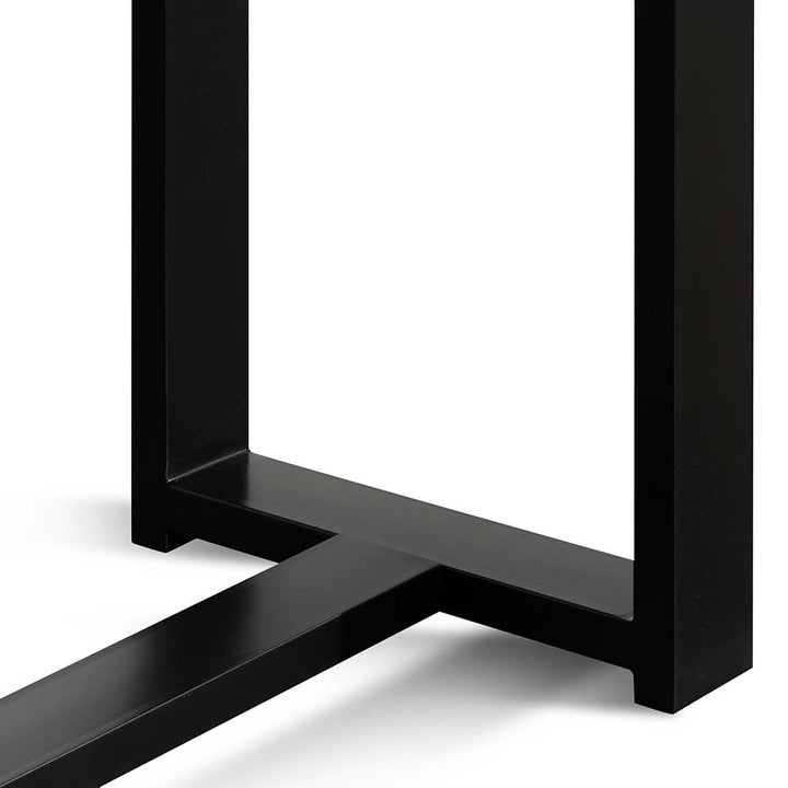 Abbotsford 1.5m Wooden Console Table - Full Black