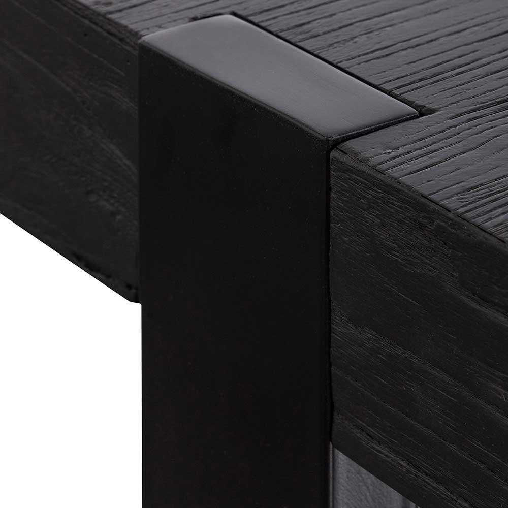 Abbotsford 1.5m Wooden Console Table - Full Black