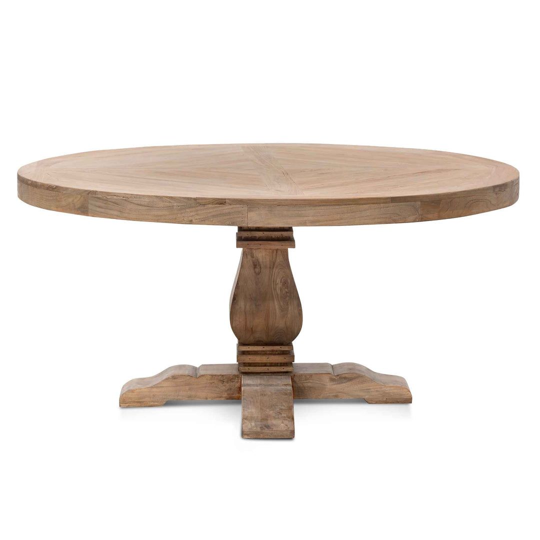 Richmond 1.6m Round Dining Table - Natural Top - Natural Base