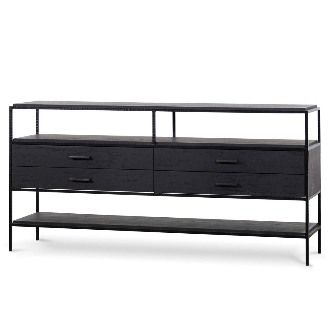 Abbotsford 1.6m Sideboard Unit - Full Black