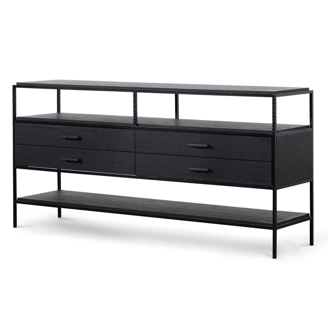 Abbotsford 1.6m Sideboard Unit - Full Black