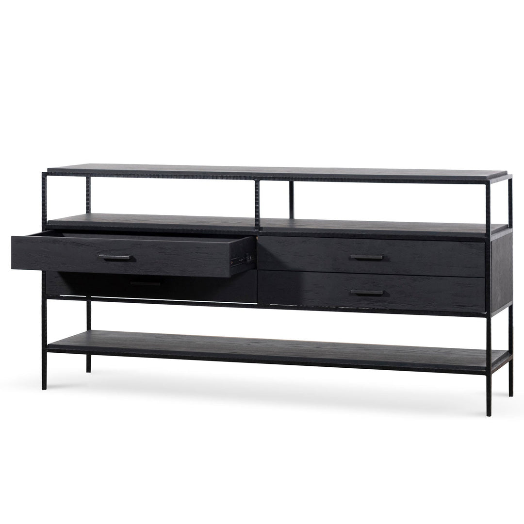 Abbotsford 1.6m Sideboard Unit - Full Black