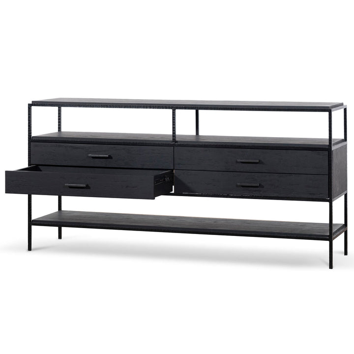 Abbotsford 1.6m Sideboard Unit - Full Black