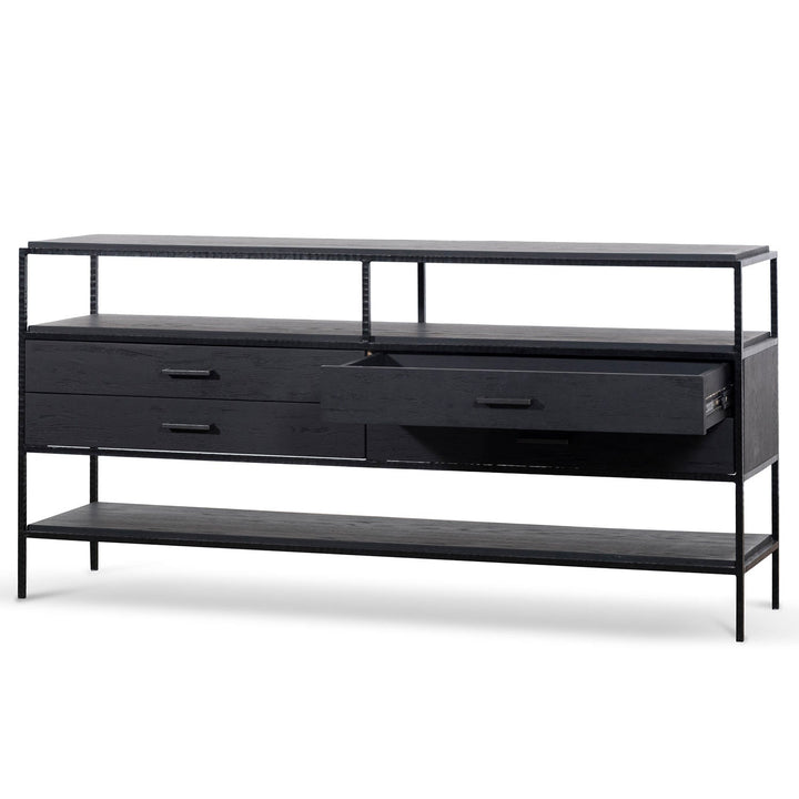 Abbotsford 1.6m Sideboard Unit - Full Black