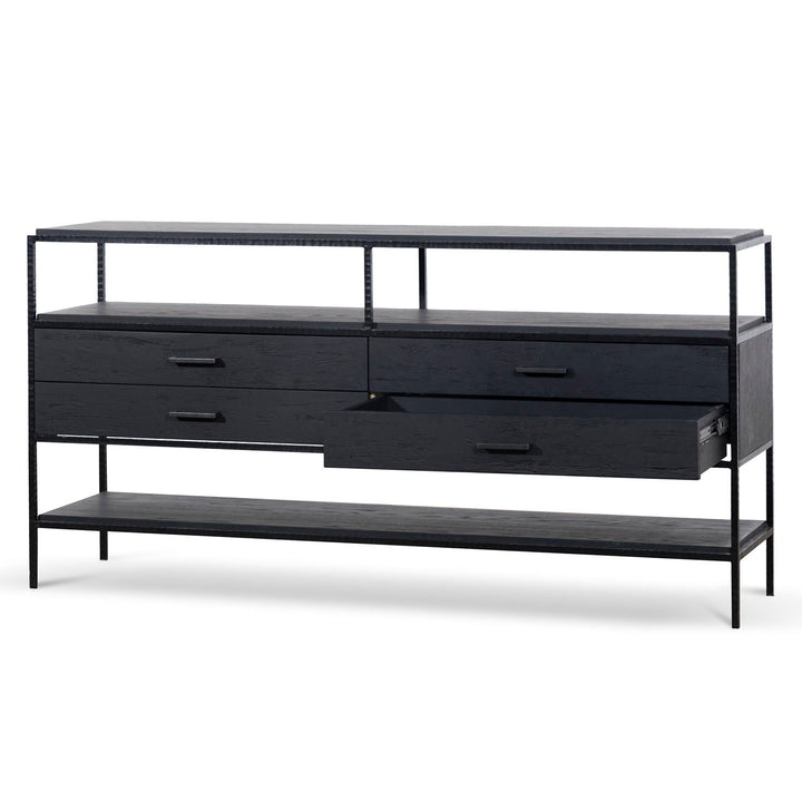 Abbotsford 1.6m Sideboard Unit - Full Black