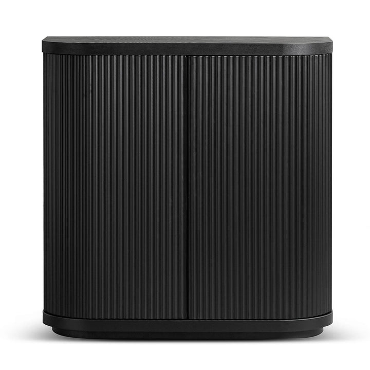 Esther 100cm Wooden Storage Cabinet - Black