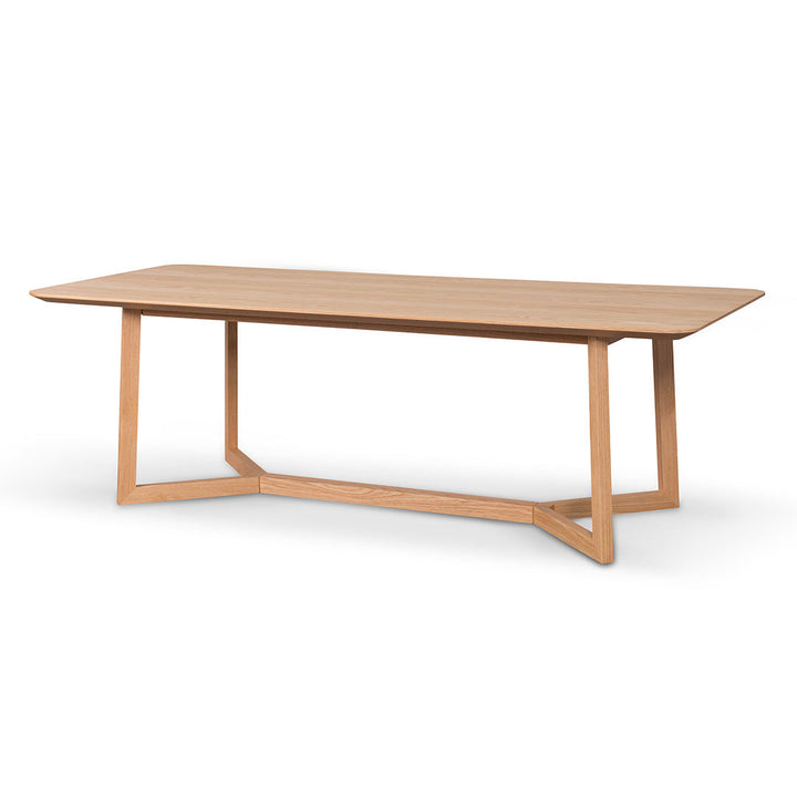 Oxford 2.4m Wooden Dining Table - Natural