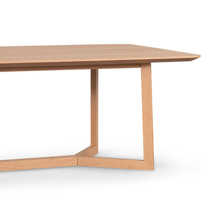 Oxford 2.4m Wooden Dining Table - Natural